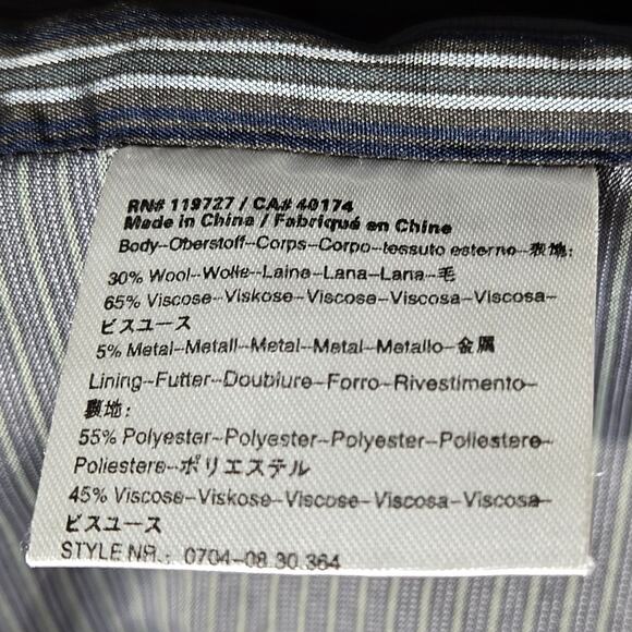 Scotch & Soda Vest Mens XXL 54 Wool Blend Tweed Tailored Button Waistcoat - Picture 11 of 12